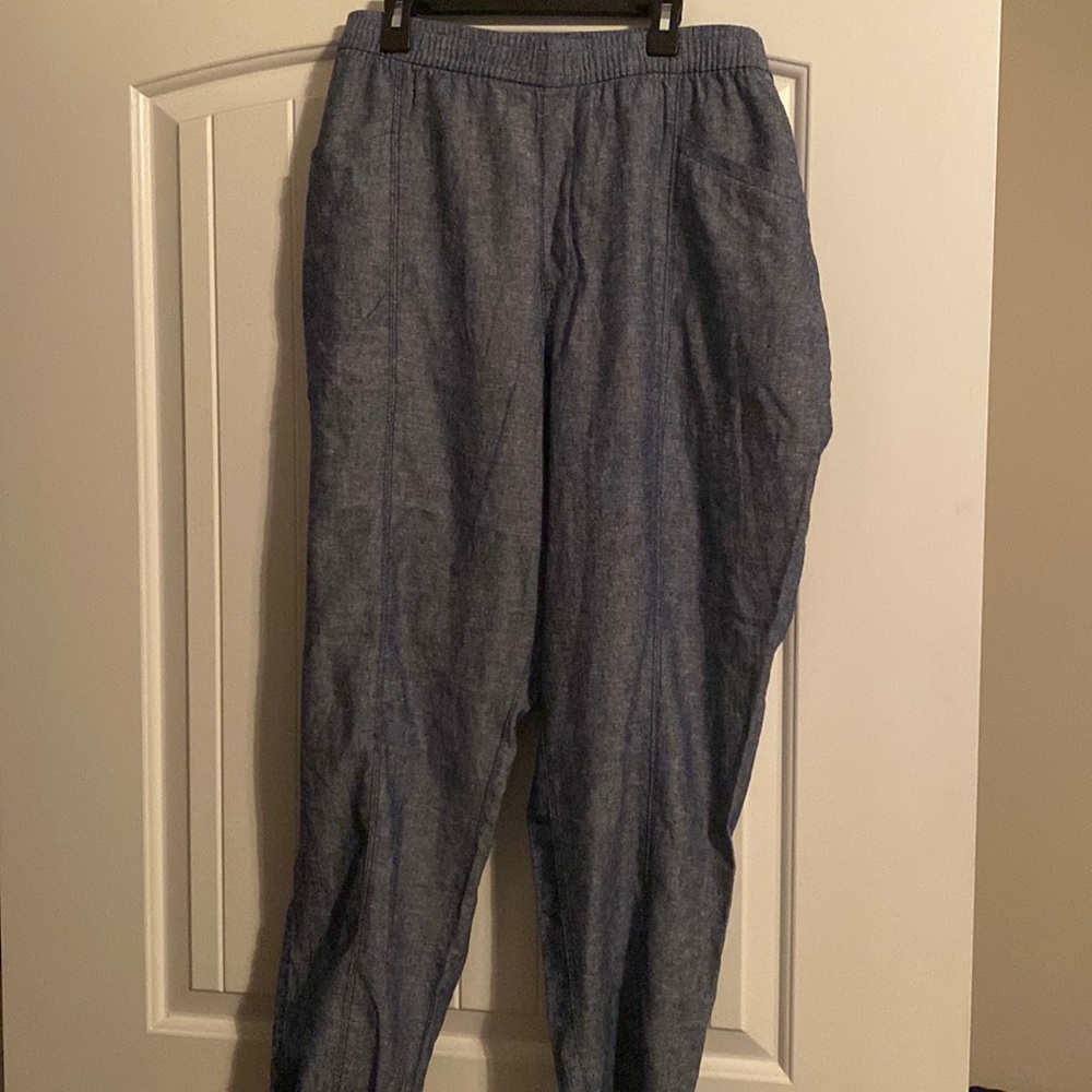NWT Old Navy Chambray Misses XL ankle pants